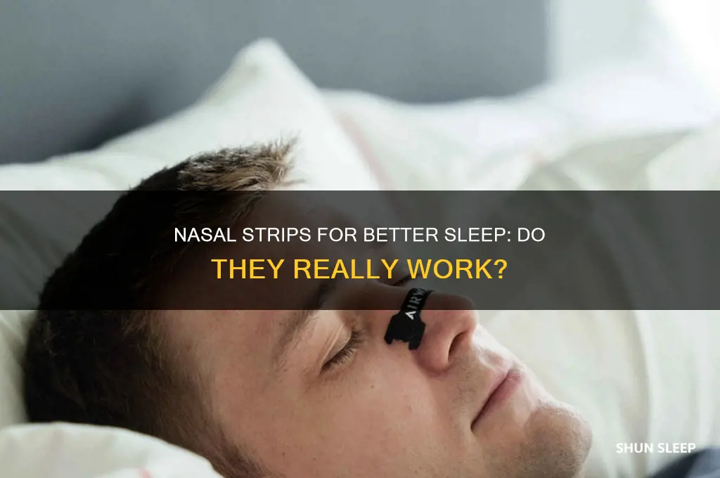 do nasal strips help sleep
