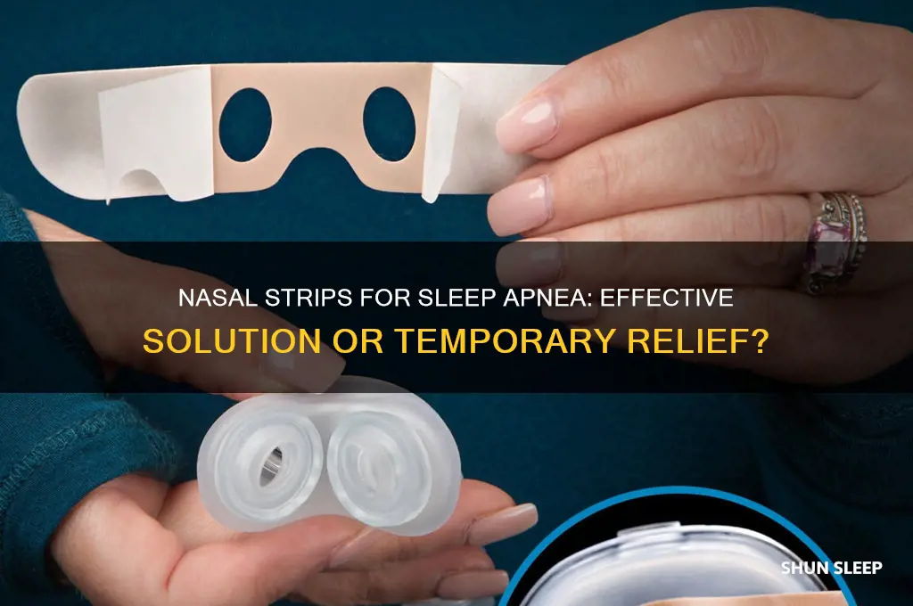 do nasal strips help with sleep apnea