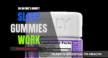 Sleep Soundly with Nature's Bounty Gummies?