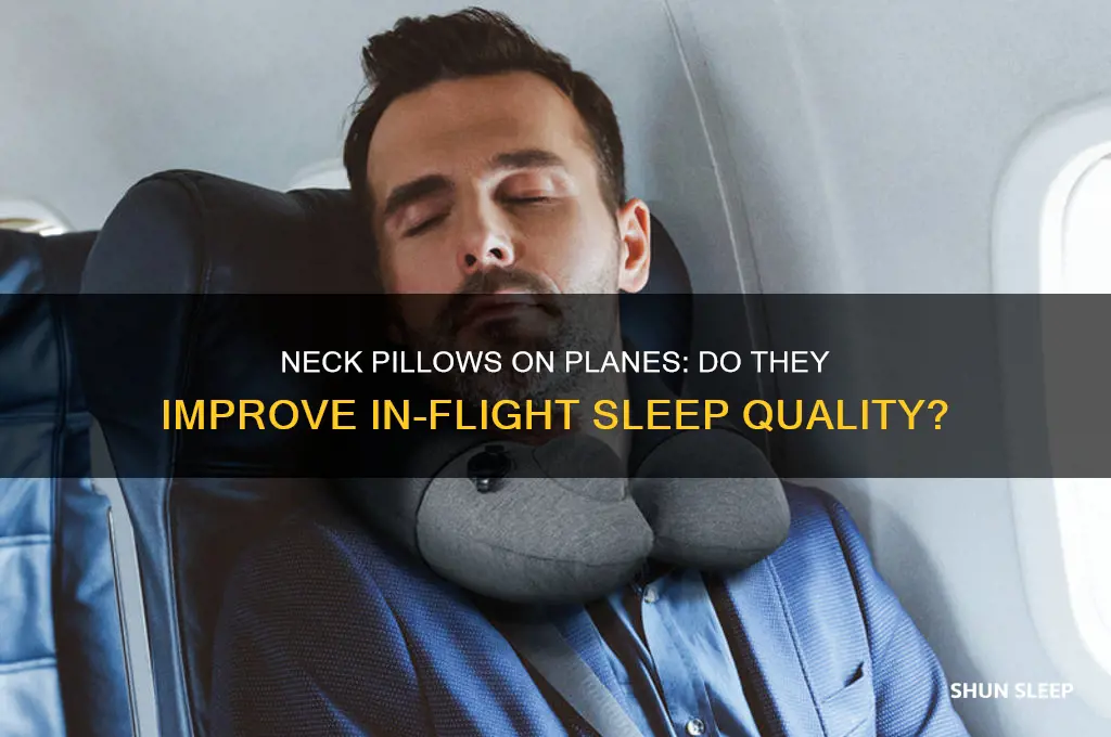 do neck pillows help you sleep on a plane