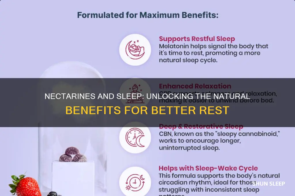 do nectarines help you sleep