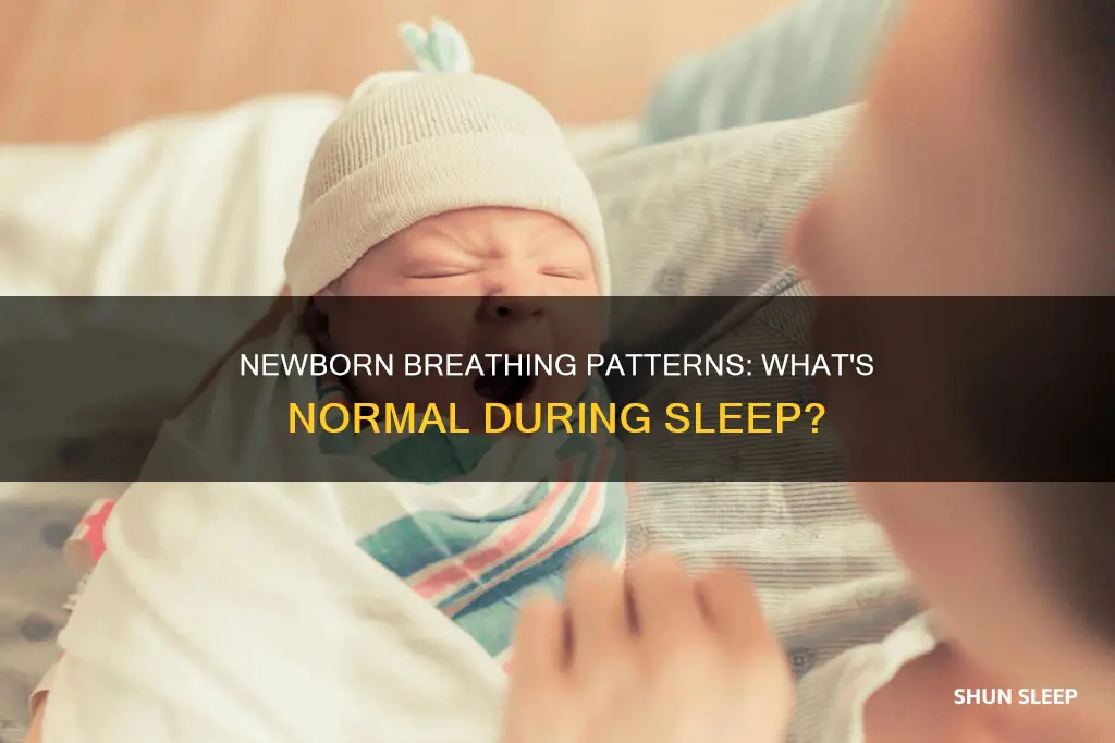 do newborns breathe weird when sleeping