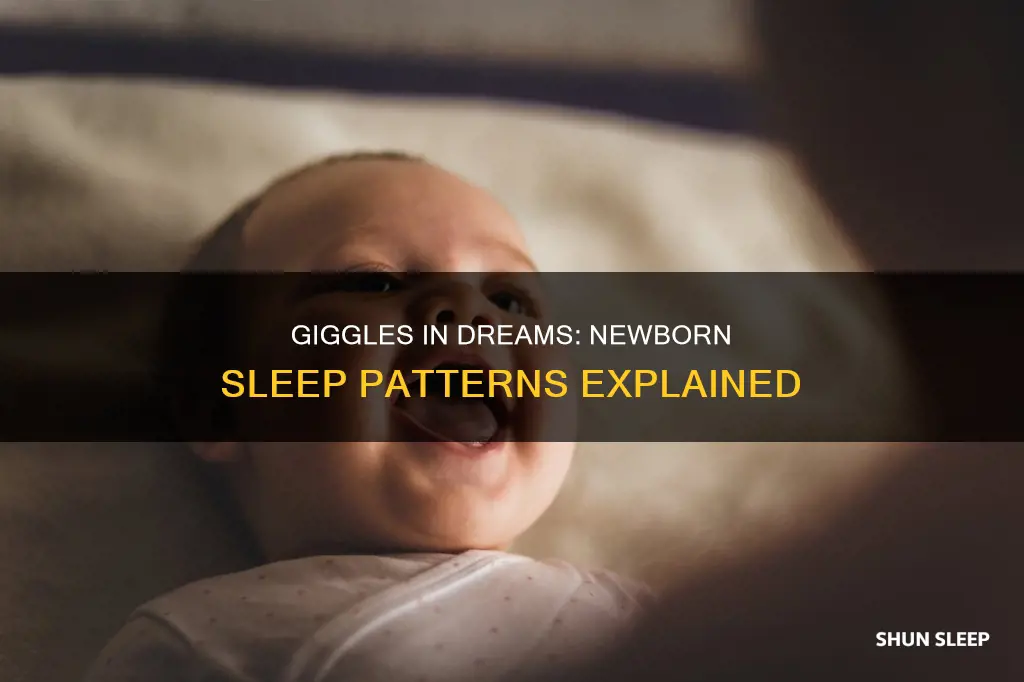 do newborns giggle in their sleep