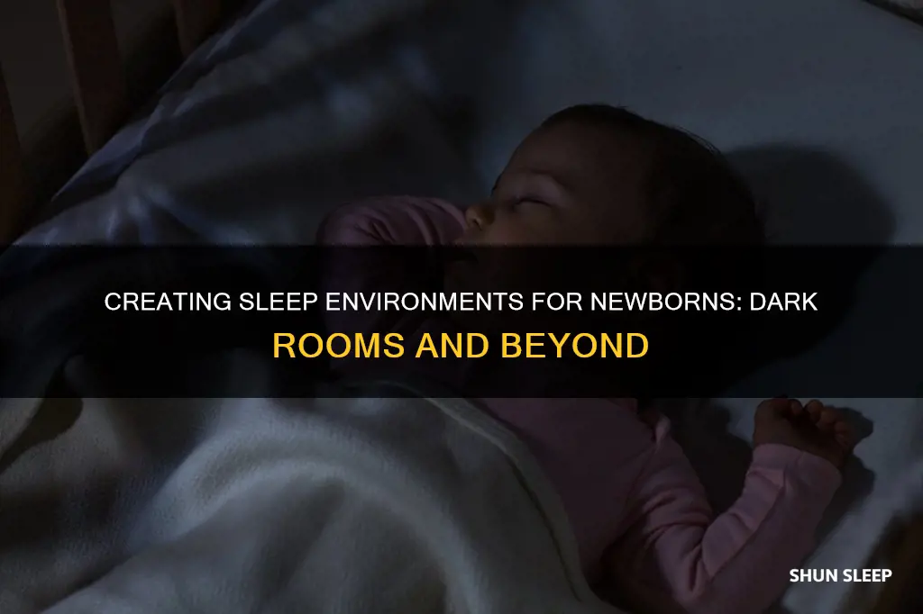 do newborns need a dark room to sleep