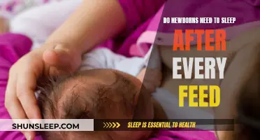 Newborn Sleep: Naps After Feeding, a Necessity or Not?
