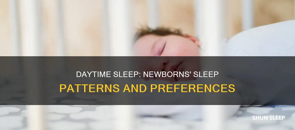 do newborns sleep more during the day