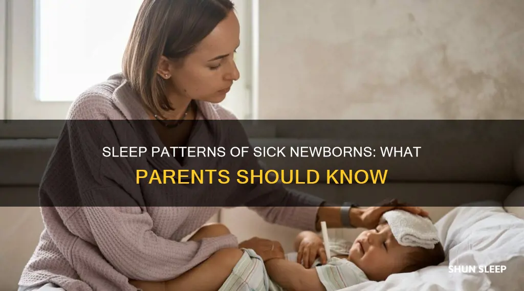 do newborns sleep more when sick