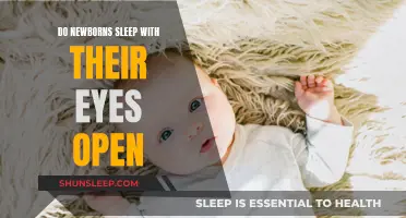 Newborn Sleep: Eyes Open or Closed?