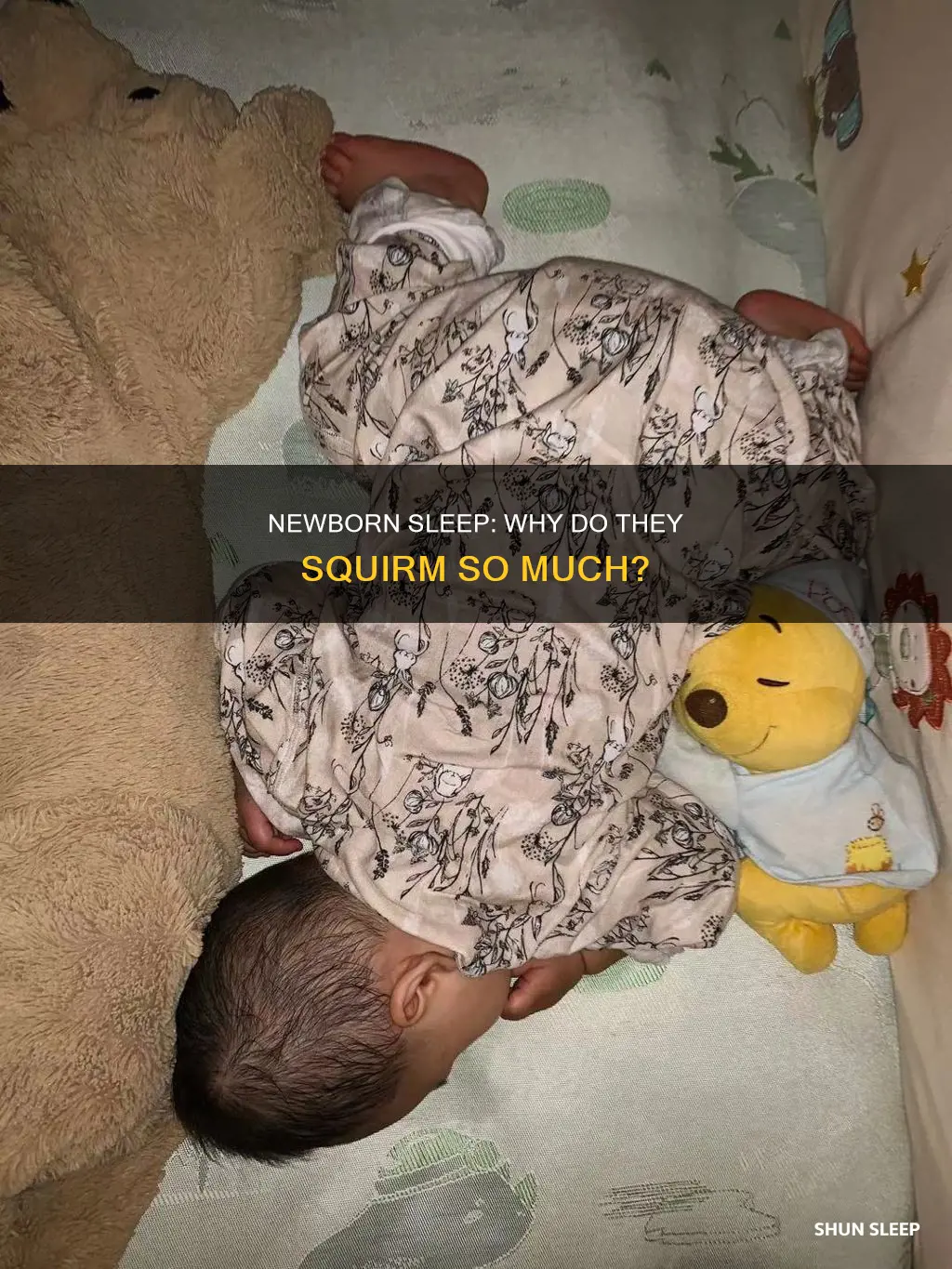 do newborns squirm a lot in their sleep