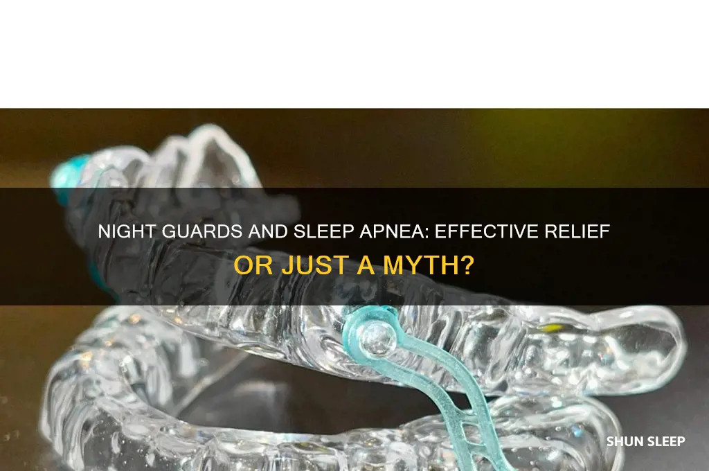 do night guards help with sleep apnea