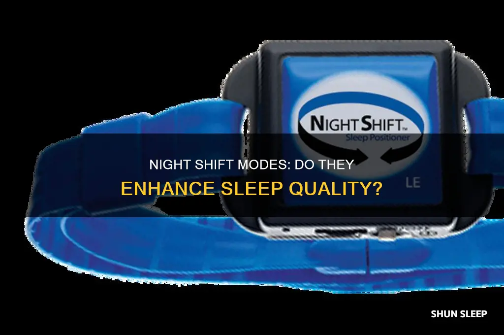 do night shift modes really help you sleep better