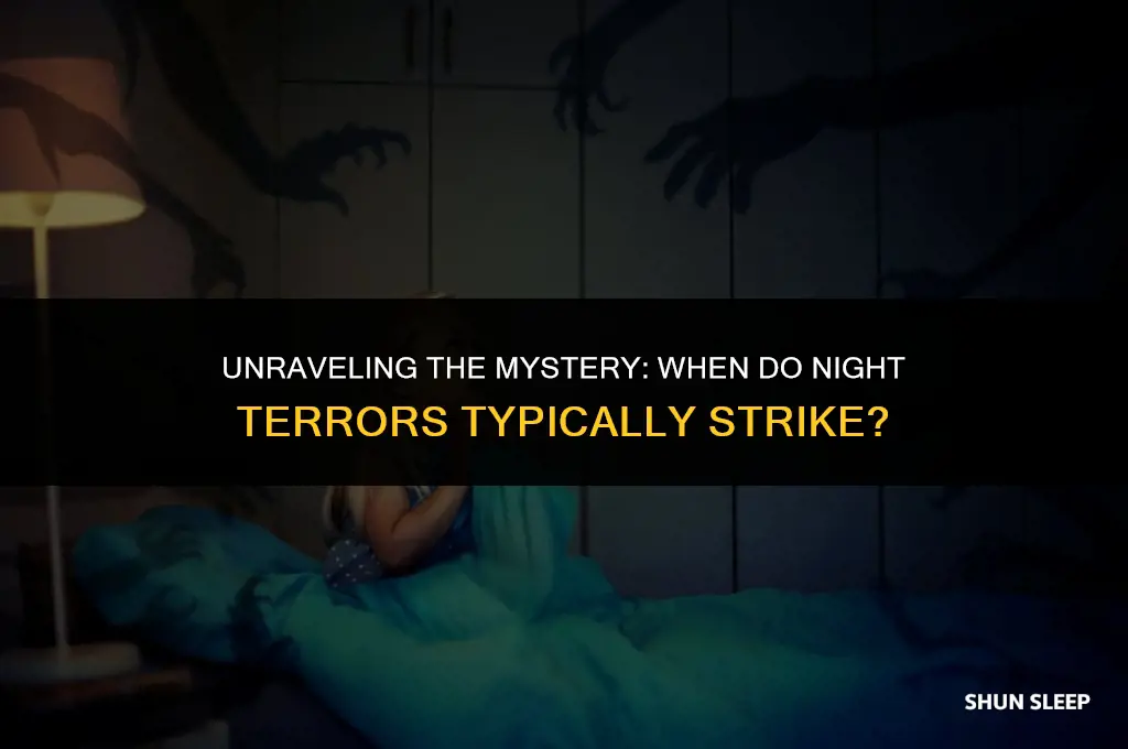 do night terrors only occure fisrt 2 hour after sleep