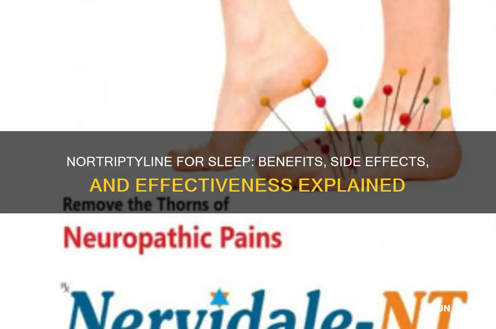 do nortriptyline help you sleep