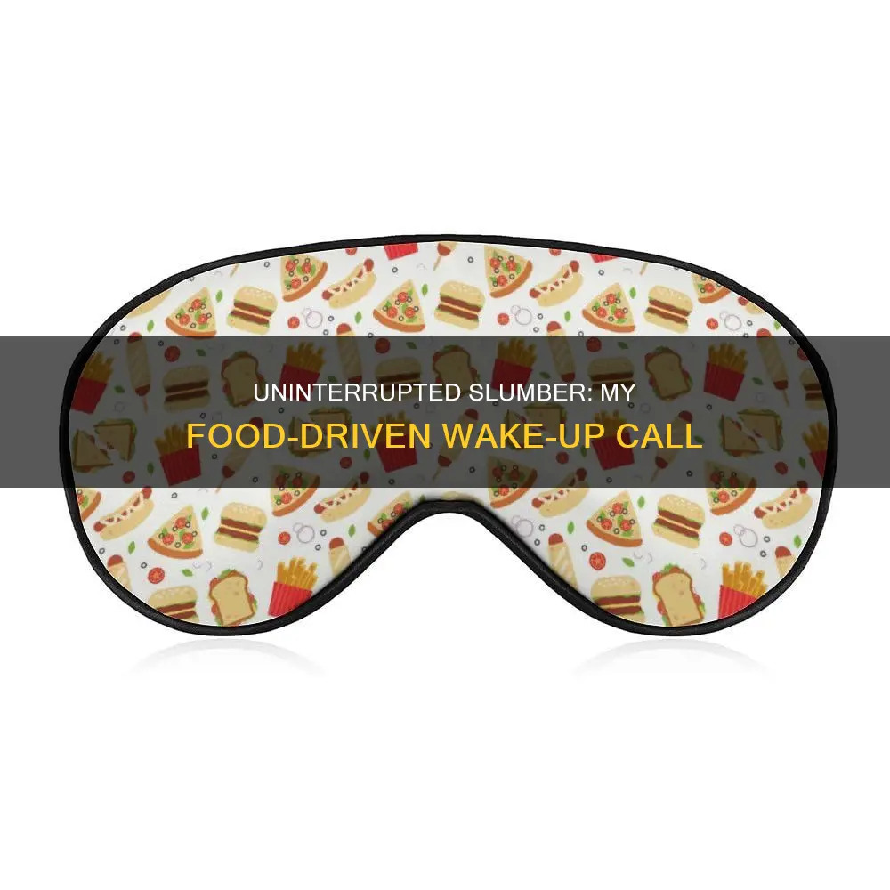 do not disturb i wake for food sleep mask