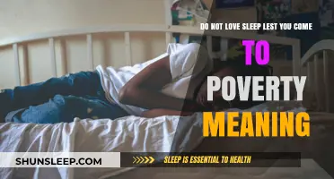 Sleep and Poverty: Biblical Wisdom for Today