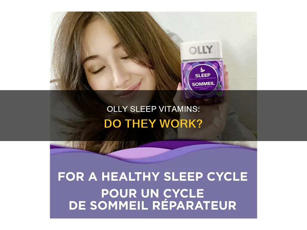 do olly sleep vitamins work