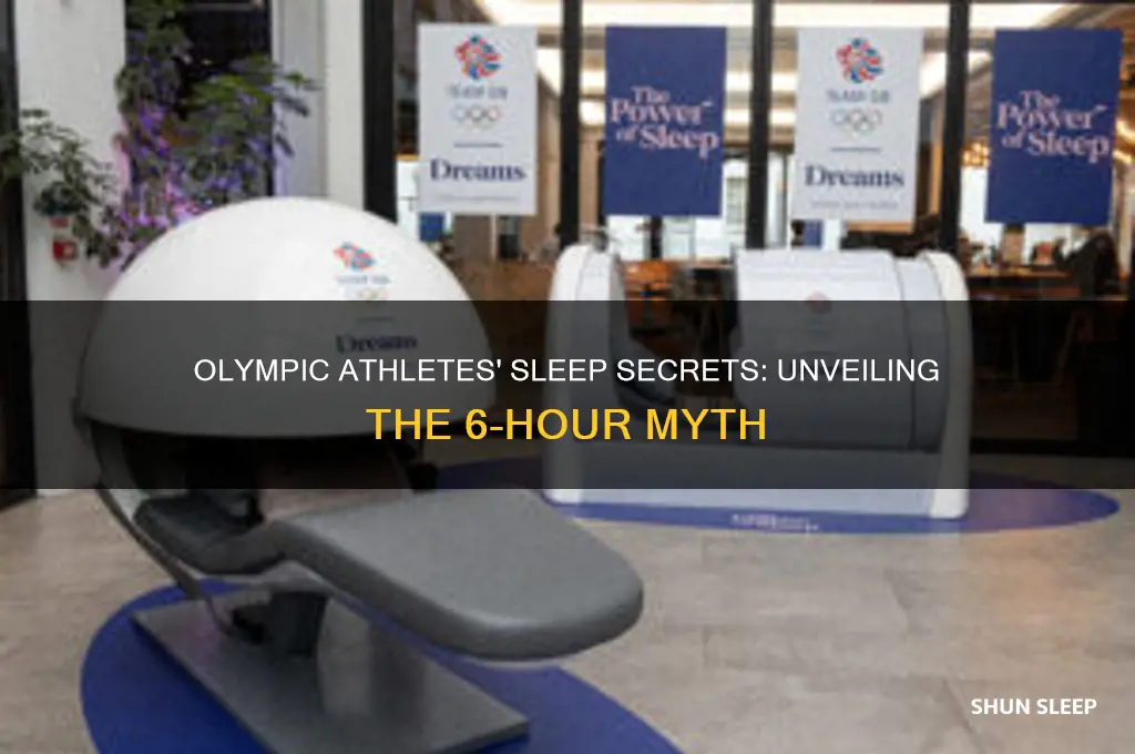 do olympic athletes get 6 hrs of sleep