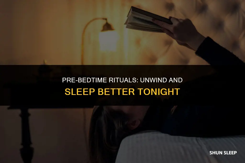 do one hour before bed to sleep better