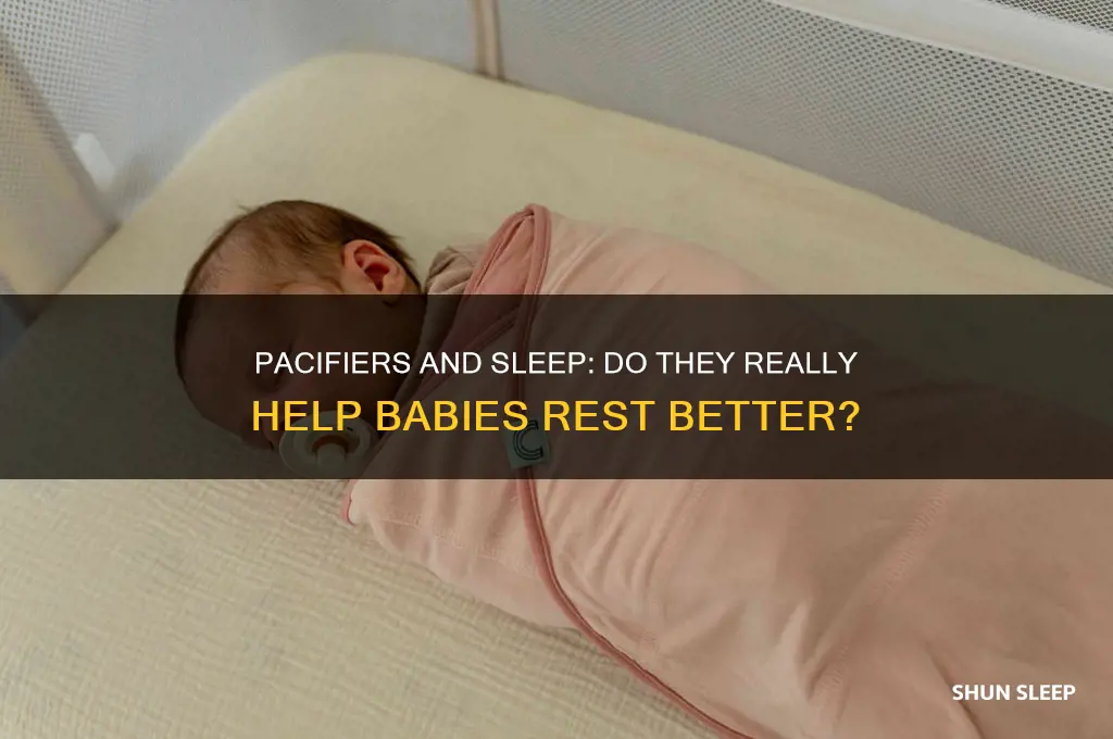 do pacifiers help with sleep