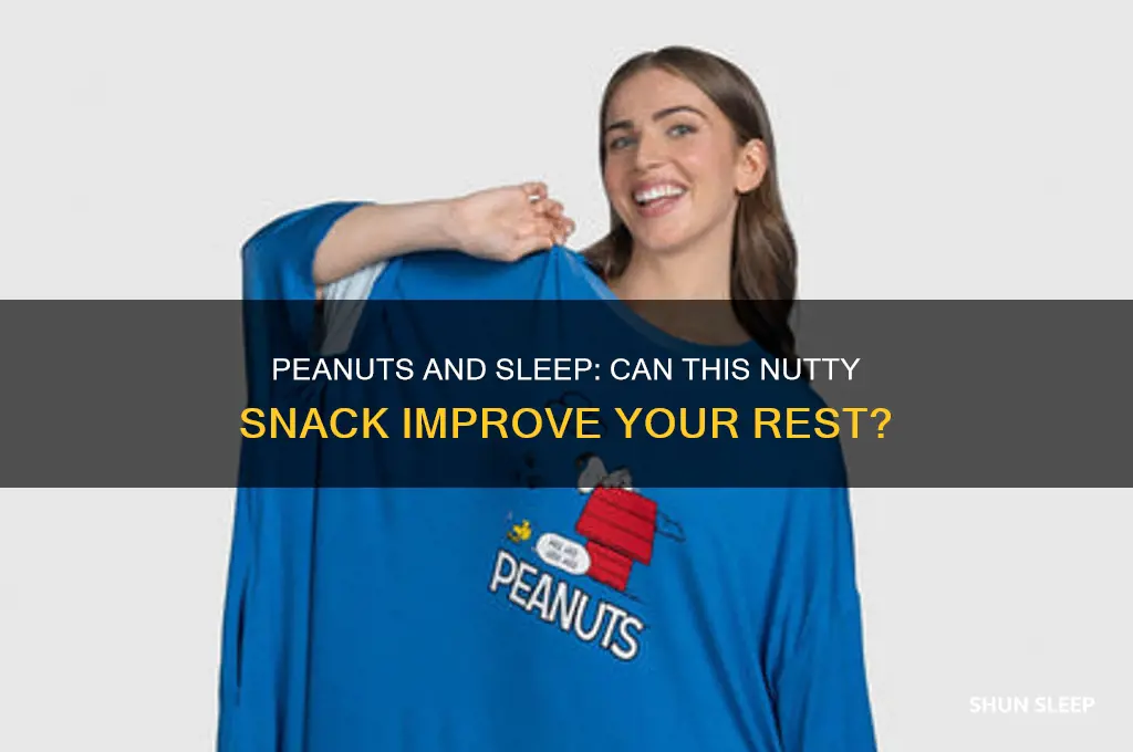 do peanuts help you sleep