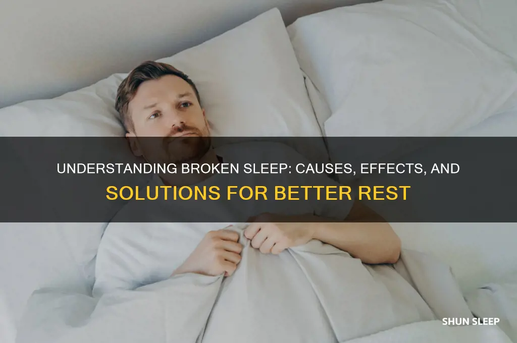 do people get broken sleep