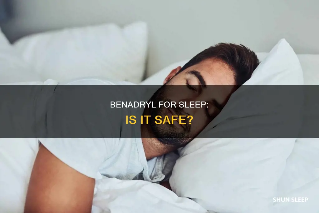 do people use benadryl to sleep