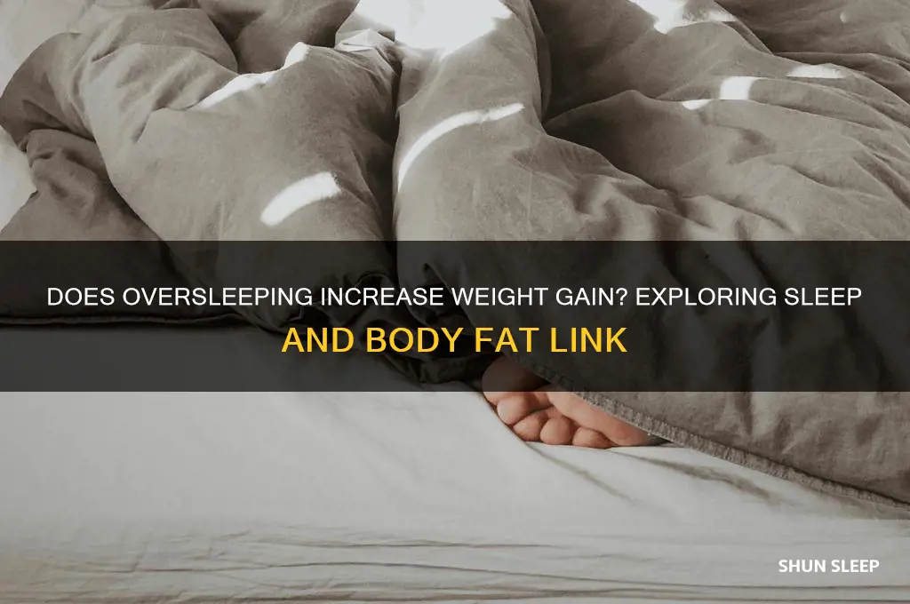 do people who sleep a lot get fat easier