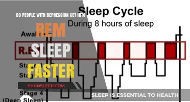 Depression and REM Sleep: Do Affected Individuals Enter Rapid Eye Movement Sleep Faster?