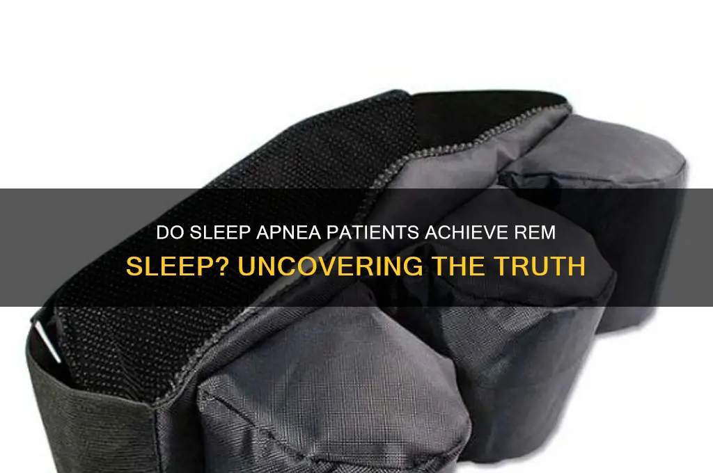 do people with sleep apnea get rem