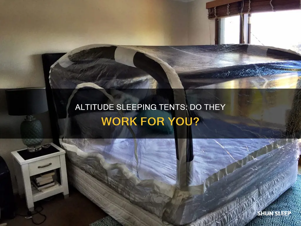 do personal altitude sleeping tents work