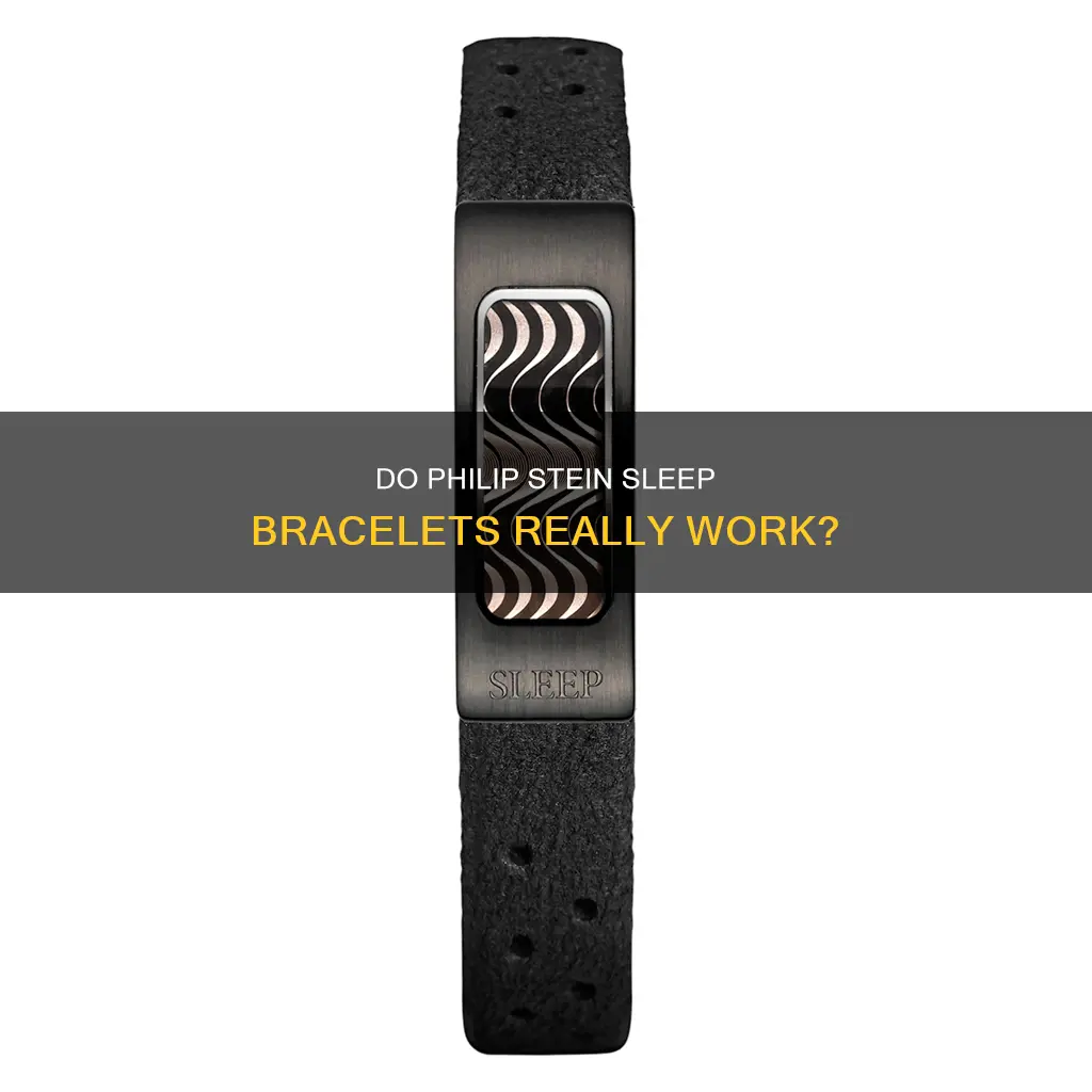 do philip stein sleep bracelets work
