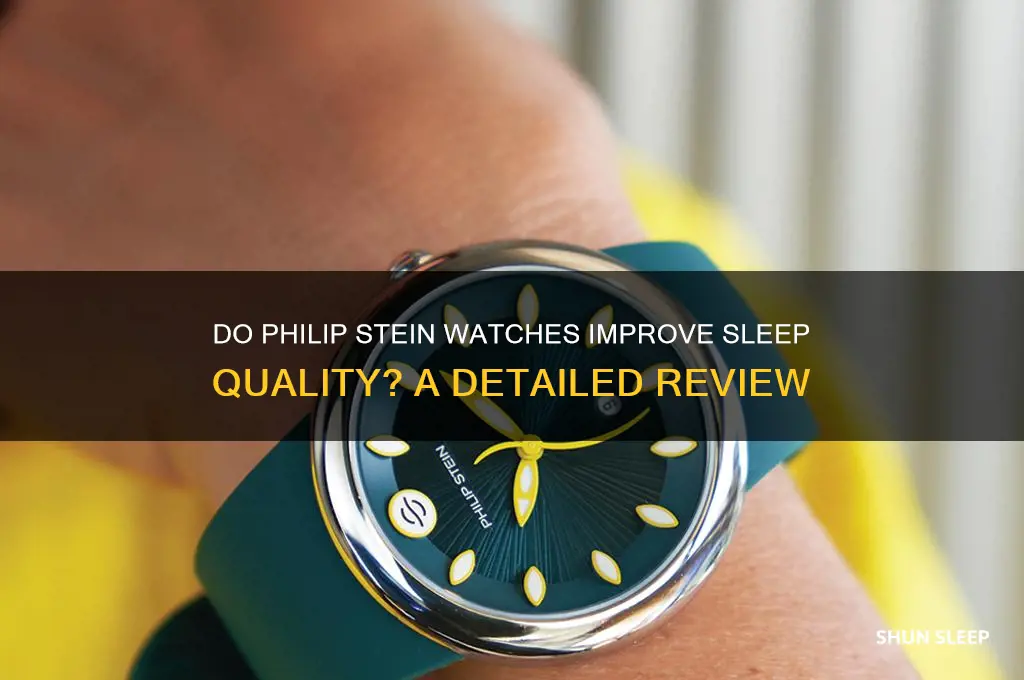 do philip stein watches help you sleep