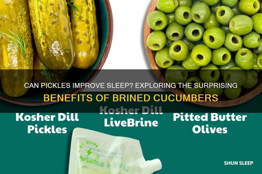 do pickles help you sleep