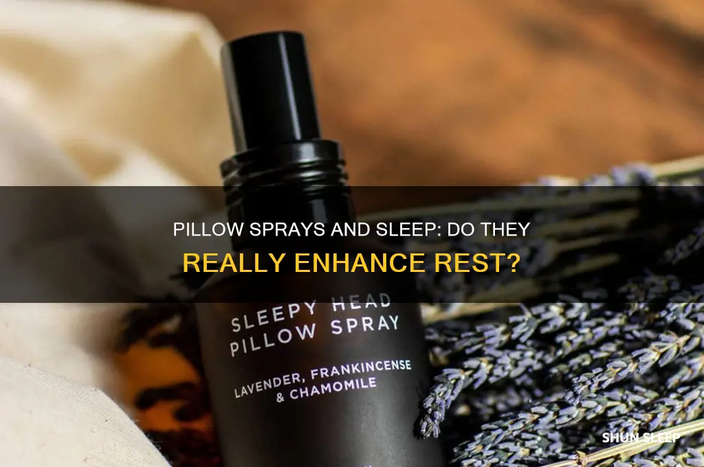 do pillow sprays help you sleep