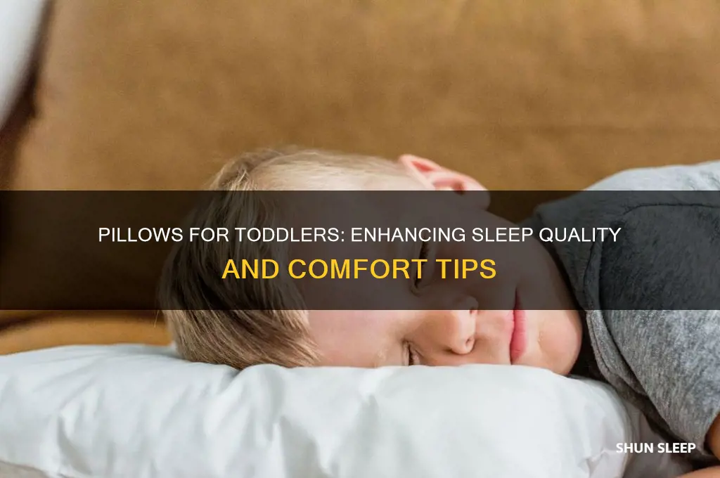 do pillows help toddlers sleep