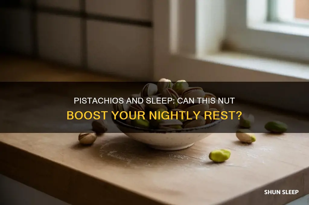 do pisatchios help with sleep