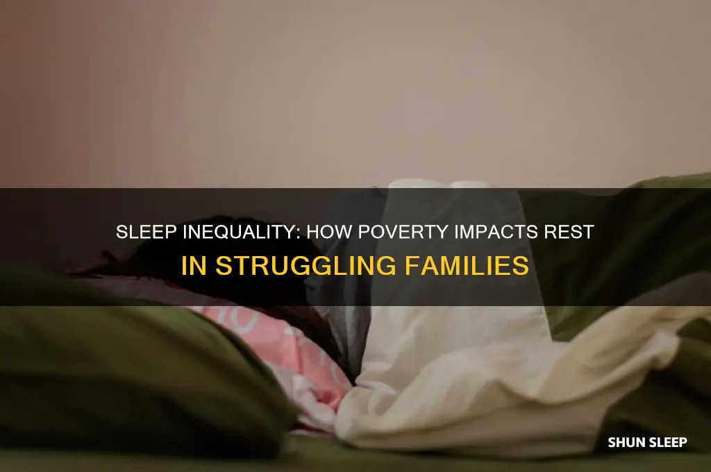 do poor families get less sleep