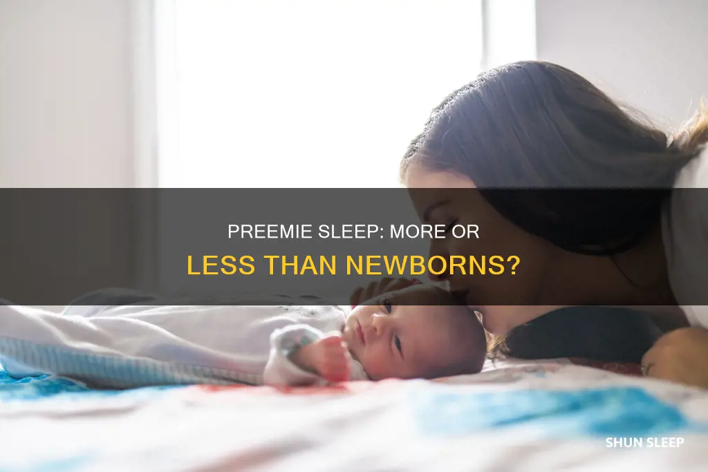 do preemies sleep more than newborns