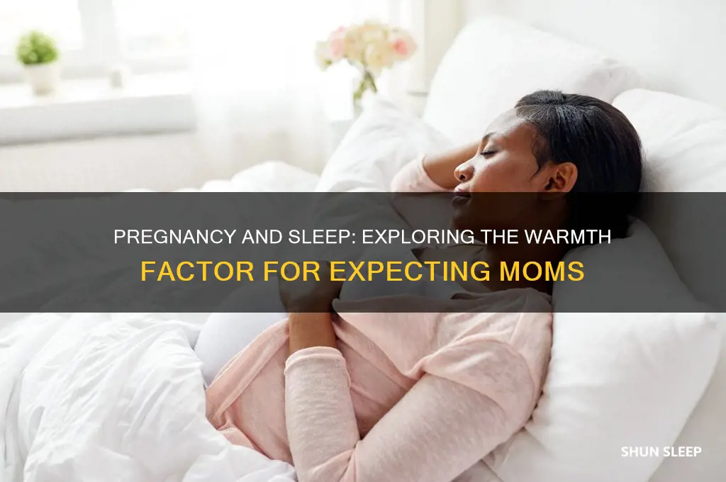 do pregnant women get hotter during sleep