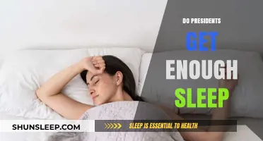 Do Presidents Sleep Enough? Exploring the White House Sleep Challenge