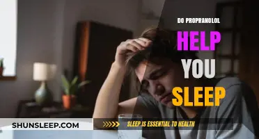 Propranolol and Sleep: Can This Beta-Blocker Improve Your Rest?