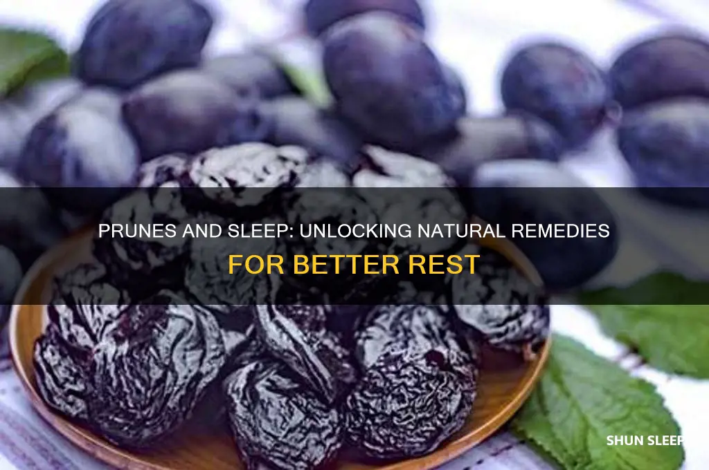 do prunes help you sleep