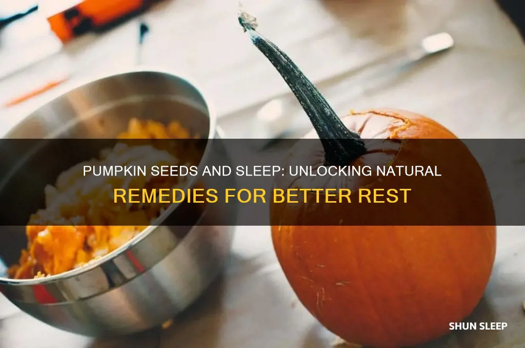 do pumpkin seeds help you sleep