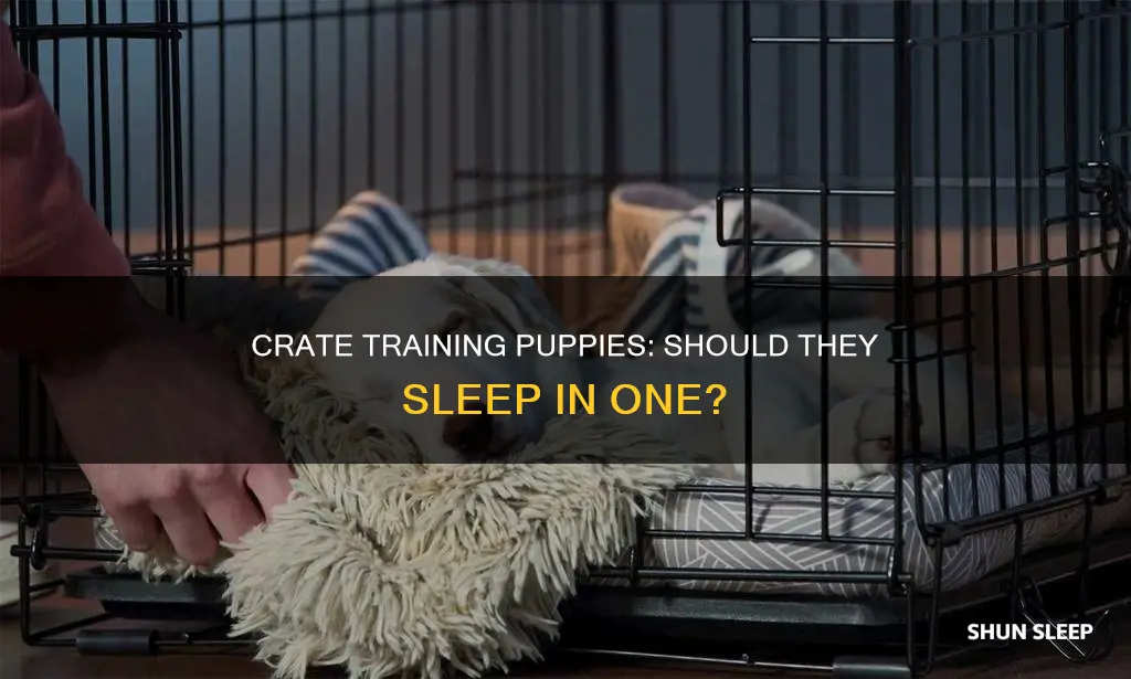 do puppies need to sleep in a crate