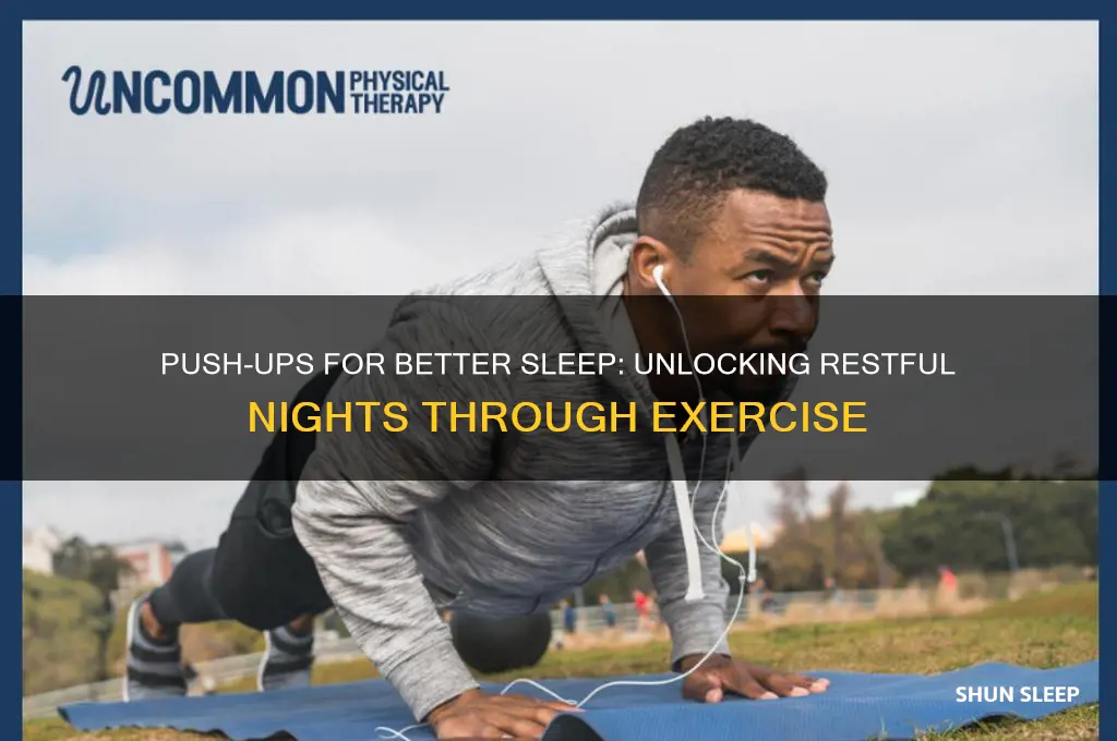 do push ups help you sleep
