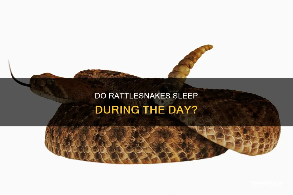 do rattlesnakes sleep during the day