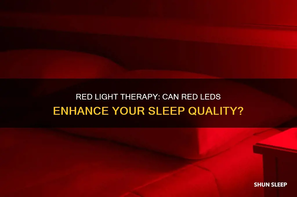 do red leds help you sleep