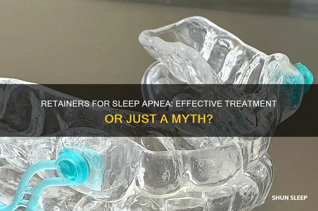 do retainers help with sleep apnea