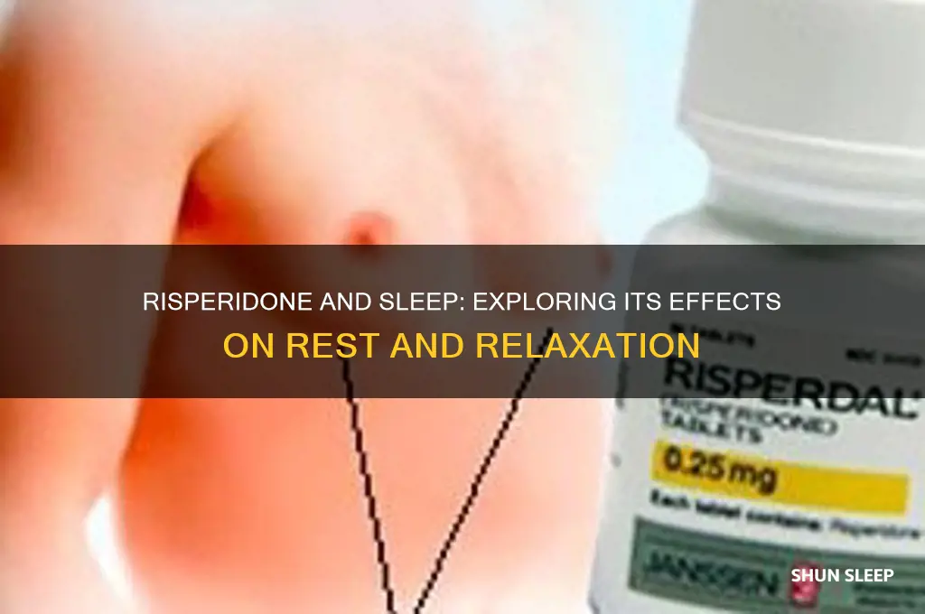 do risperidone help you sleep