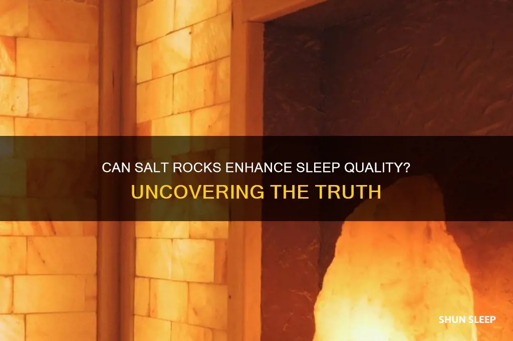 do salt rocks help sleep